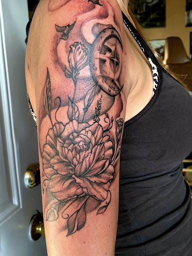 Explore corn tattoo ideas, creative tattoo ideas in Roanoke, available at RailYard INK