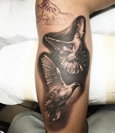 Explore cover up tattoo ideas for women, creative tattoo ideas in Baldwin, available at Salvation Tattoo