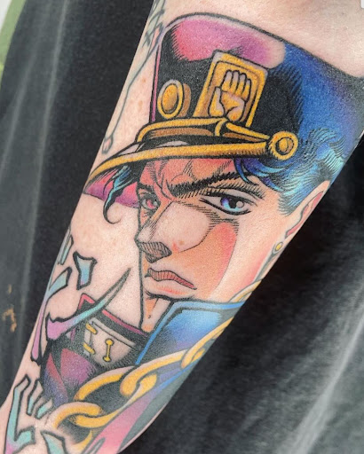 Explore trolls tattoo ideas, creative tattoo ideas in Marietta, available at The Queen Bee Tattoo and Piercing Parlour