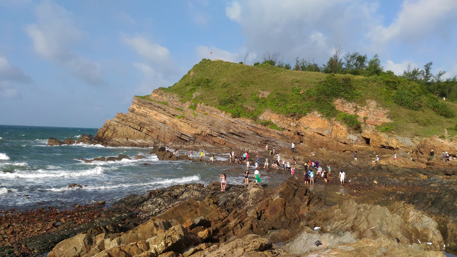 Bridge rocks beach的照片 位于自然区域