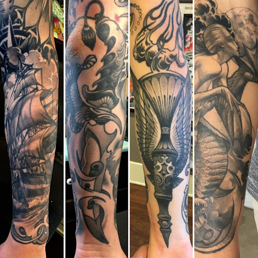 Explore divorce tattoo ideas for guys, creative tattoo ideas in Santa Cruz, available at Fog City Tattoo