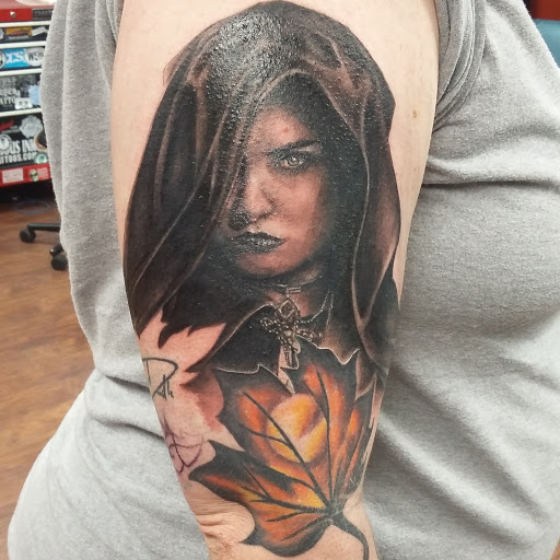 Explore shenron tattoo ideas, creative tattoo ideas in Pikeville, available at Small Town Tattoo