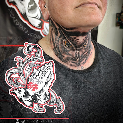 Explore compass tattoo ideas for guys, creative tattoo ideas in Palm Desert, available at Picazo Tattoo Studio