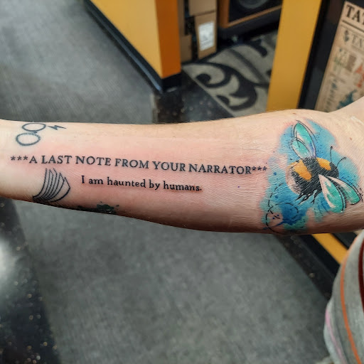 Explore pet memory tattoo ideas, creative tattoo ideas in Thomasville, available at Rocket Roys Tattoos