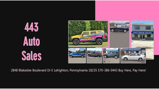 Used Car Dealer «443 Auto Sales», reviews and photos, 2848 Blakeslee Blvd Dr E, Lehighton, PA 18235, USA