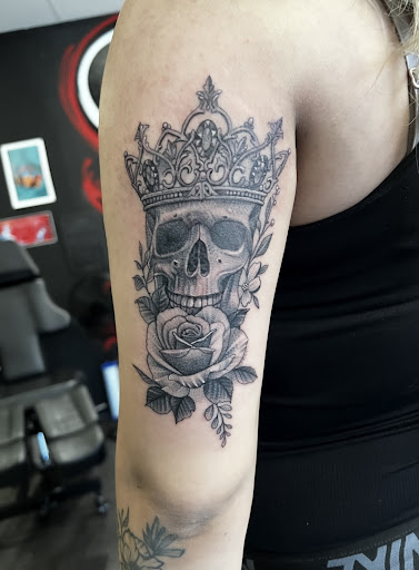 Explore drum tattoo ideas, creative tattoo ideas in Silver City, available at Independent Ink Tattoo