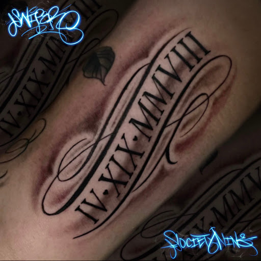 Explore destiny name tattoo ideas, creative tattoo ideas in Bakersfield, available at Society 9 Tattoo and Body Art Studio