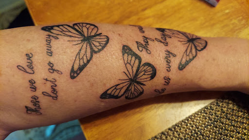 Find angel tattoo ideas for guys for your next unique tattoo in Lubbock at Stay True Tattoo & Body Piercing Studio