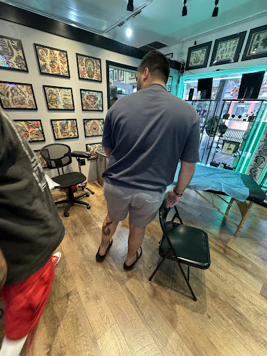 Explore black couple tattoo ideas, creative tattoo ideas in Honolulu, available at Aloha Tattoo Waikiki Hilton Hawaiian Village Rainbow Bazaar
