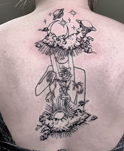 Explore dandelion tattoo ideas, creative tattoo ideas in Mesa, available at Club Tattoo