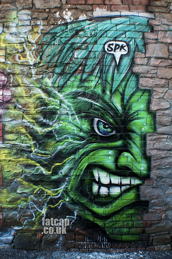 CARDIFF - Spike Clark - Professional Aerosol Art & Mural Solutions.