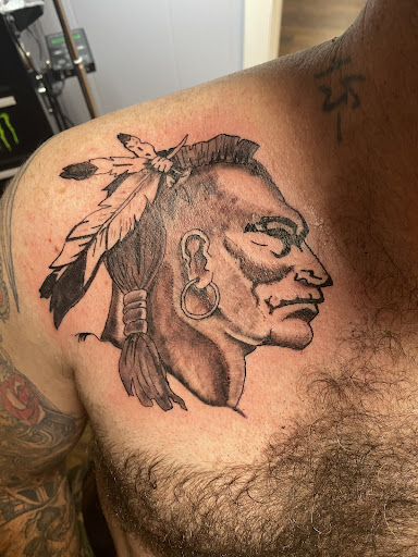 Explore om tattoo ideas, creative tattoo ideas in Orange, available at Smokin Irons Tattoo