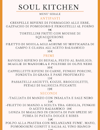 Soul kitchen Parco Ruggi à Dozza carte