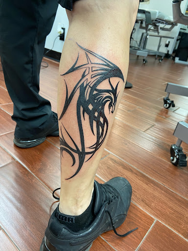 Explore surf tattoo ideas, creative tattoo ideas in Toledo, available at 4 Nineteen Ink