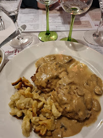 Sauce aux champignons du Restaurant de spécialités alsaciennes Ce Cher Hans à Vendenheim - n°18