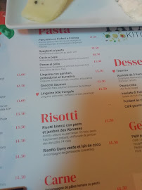 Menu / carte de PAPA'S KITCHEN - Cuisine Italienne à Bourgoin-Jallieu