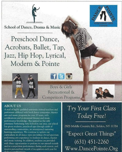 Dance School «Dance Pointe Performing Arts Center», reviews and photos, 280 Middle Country Rd, Selden, NY 11784, USA