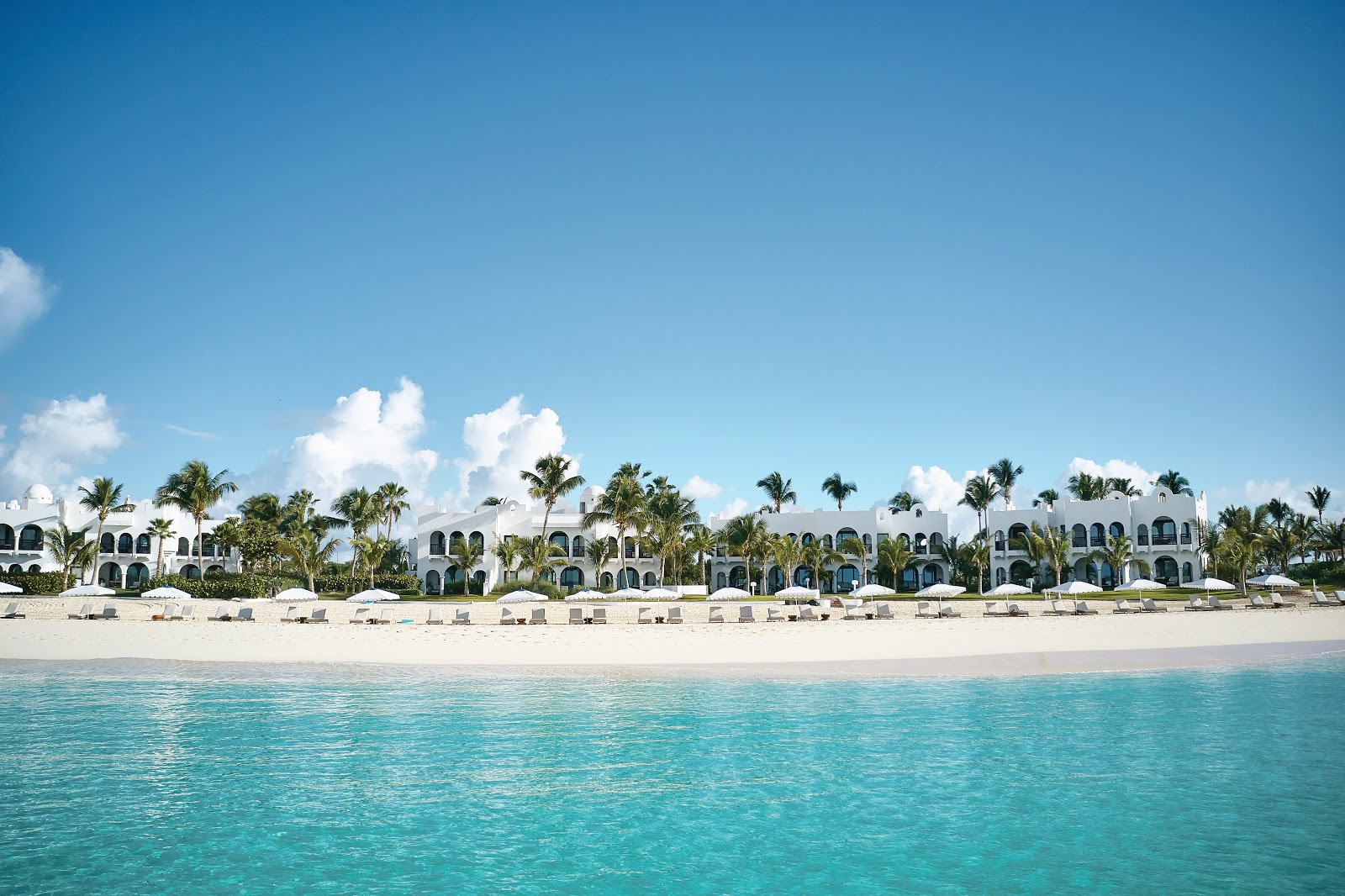 Photo of Anguilla beach and the settlement