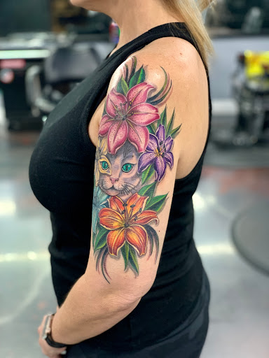 Explore ambitious tattoo ideas, creative tattoo ideas in Fresno, available at Red Wave Tattoo & Art Gallery