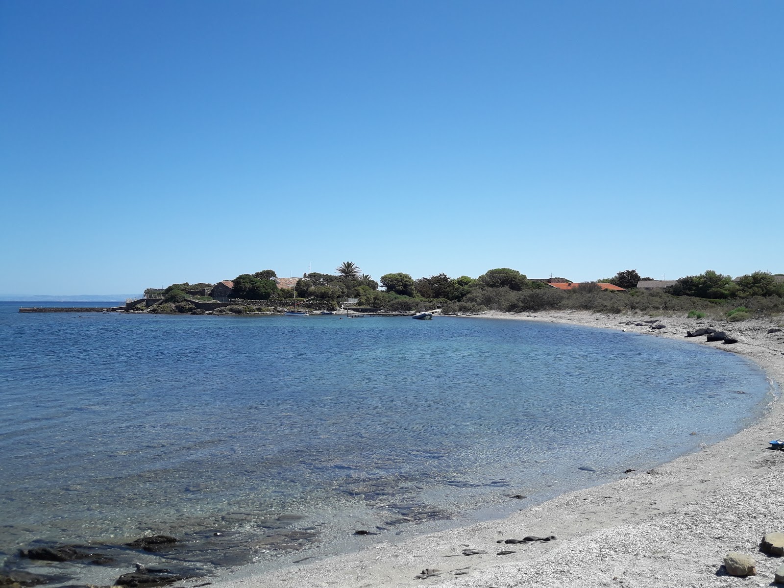 Foto van Tamerici beach met kleine baai