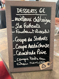 Restaurant français Le Mas des Vignes à Coudoux (le menu)