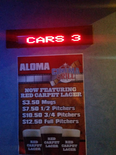 Movie Theater «Aloma Cinema Grill», reviews and photos, 2155 Aloma Ave, Winter Park, FL 32792, USA