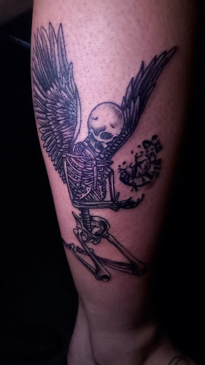 Explore dystopian tattoo ideas, creative tattoo ideas in Miami, available at Tatt Em Up Tattoos & Piercings