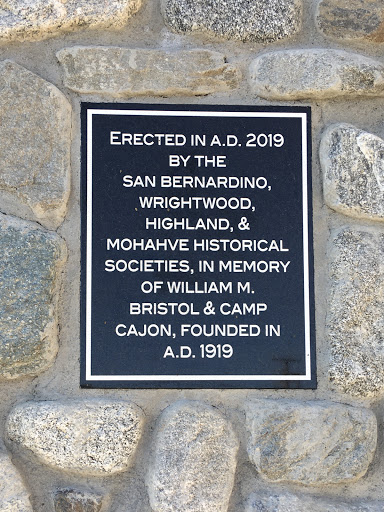 Camp Cajon Historic Site Marker