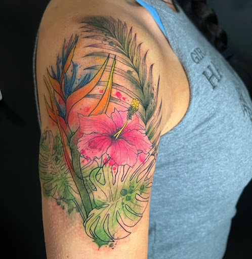 Explore texas tattoos ideas, creative tattoo ideas in Goose Creek, available at Red Kirin Tattoo