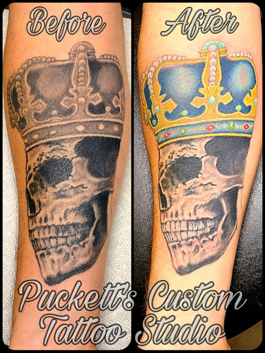 Explore great dane tattoo ideas, creative tattoo ideas in Hillsboro, available at Pucketts Custom Tattoo Studio
