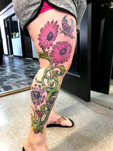 Explore lifeline tattoo ideas, creative tattoo ideas in Easley, available at Amber Island Tattoo
