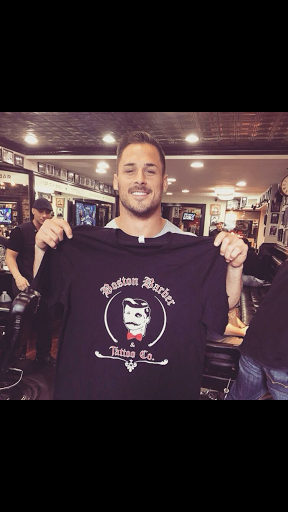 Explore italian tattoo ideas for men, creative tattoo ideas in Boston, available at Boston Barber & Tattoo Co.