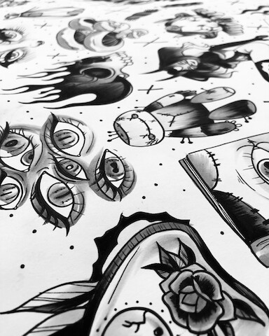 Tattoo Shop «No Egrets Tattoo Studios», reviews and photos, 1128 College St, Clarksville, TN 37040, USA