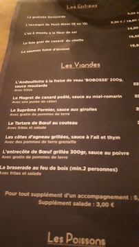 Restaurant français Restaurant Le Dahu à Chamonix-Mont-Blanc (le menu)