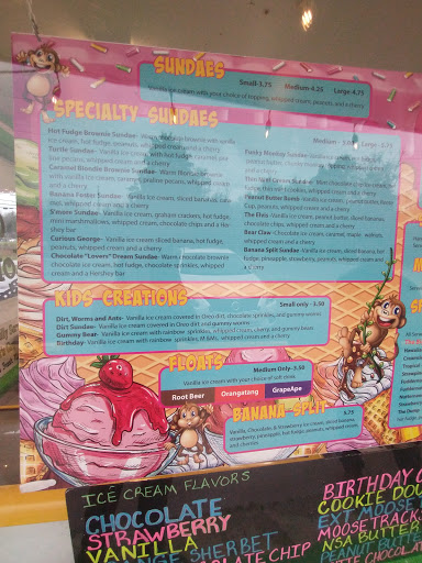 Ice Cream Shop «Chunky Monkey Ice Cream Shop», reviews and photos, 139 Little Senator Cir, Clinton, TN 37716, USA