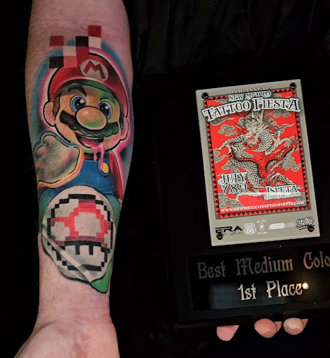 Explore lotus tattoo ideas, creative tattoo ideas in Albuquerque, available at Golden Needle Tattoo Studio