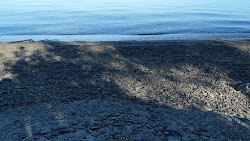 Photo de Point Gratiot Beach entouré de montagnes
