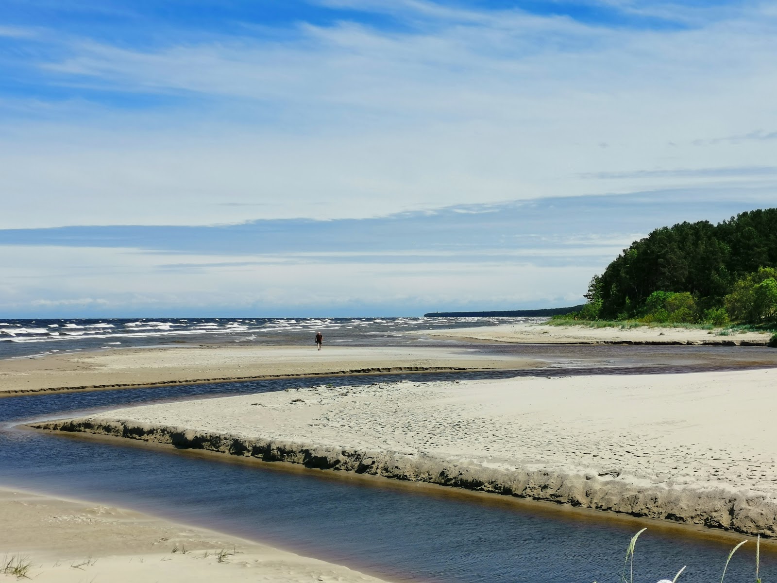Foto von Klapkalnciema pludmale mit sehr sauber Sauberkeitsgrad