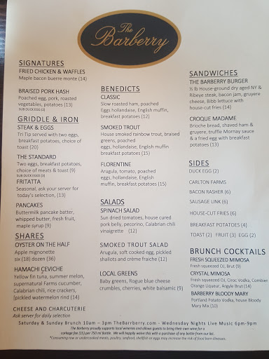 Fine Dining Restaurant «The Barberry», reviews and photos, 645 NE 3rd St #100, McMinnville, OR 97128, USA