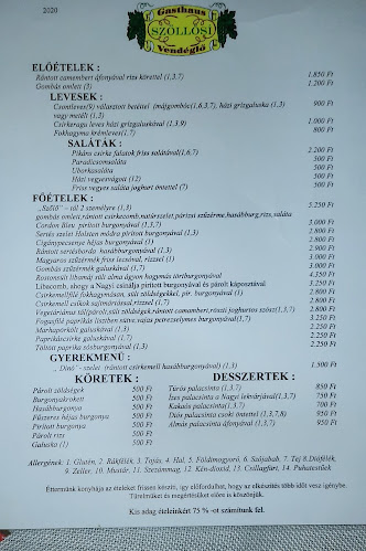Gasthaus Szöllősi Vendéglő - Étterem