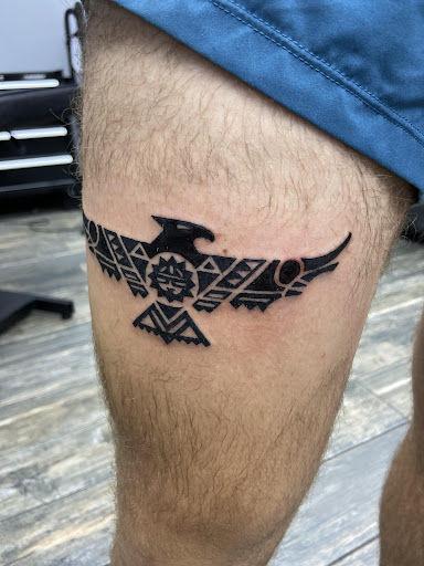 Explore dog tattoos ideas, creative tattoo ideas in El Paso, available at American Tattoo Society of Ft Bliss