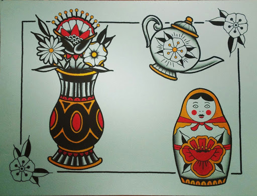 Explore chicano sleeve tattoo ideas, creative tattoo ideas in Macon, available at Redemption Tattoo Parlour Macons Premier Custom Tattoo Shop