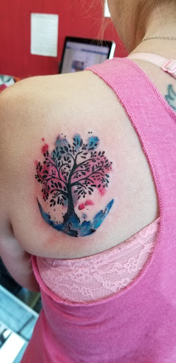 Explore colorado mountain tattoo ideas, creative tattoo ideas in Penn Yan, available at The Tattoo Shop