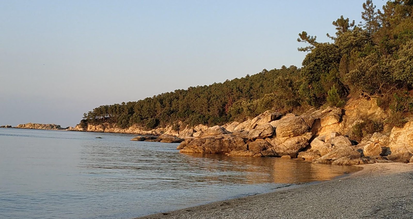 Foto di Brostomnitsa Beach con baia media