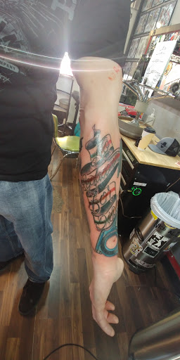 Explore family initials tattoo ideas, creative tattoo ideas in Bakersfield, available at Naked Als Tattoos & Piercing