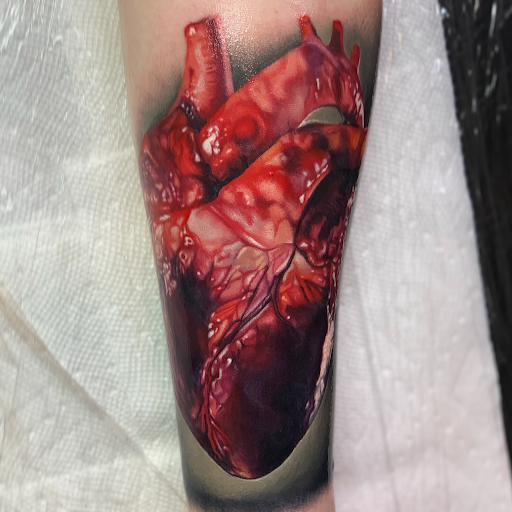Explore horizon zero dawn tattoo ideas, creative tattoo ideas in Senoia, available at Messenger Tattoo Studio