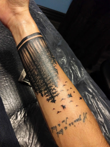 Explore japanese geisha tattoo ideas, creative tattoo ideas in San Angelo, available at Jellys Surly Skull, LLC