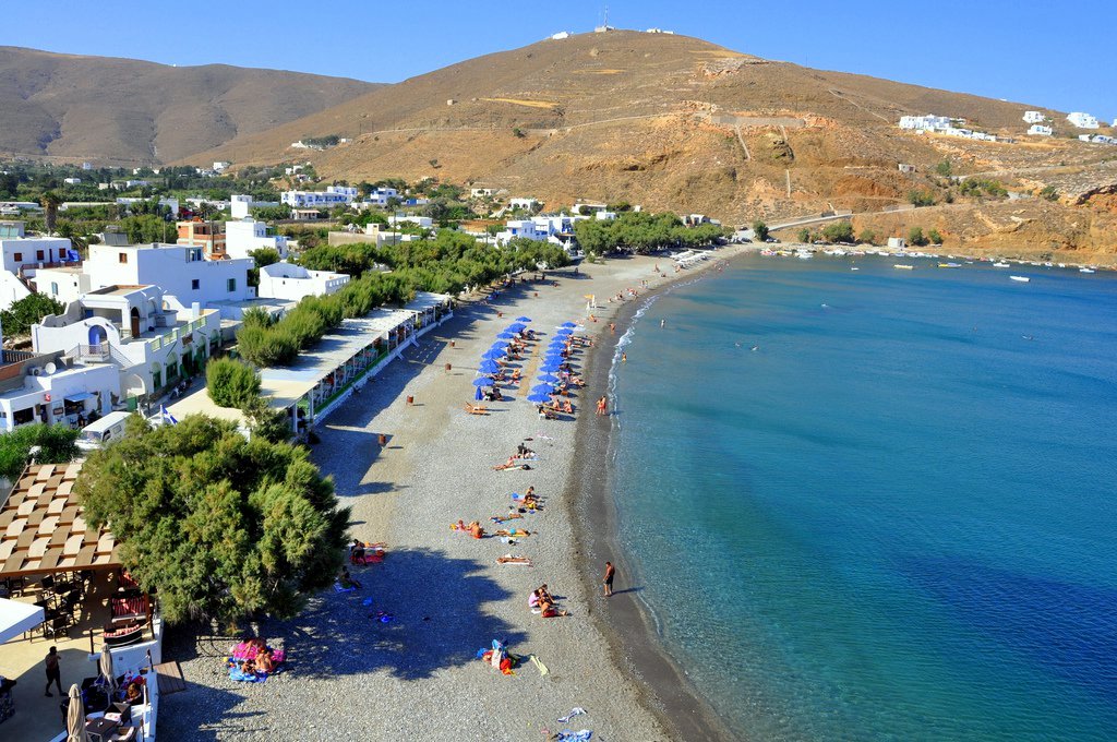 Photo de Plage de Livadia avec un niveau de propreté de très propre