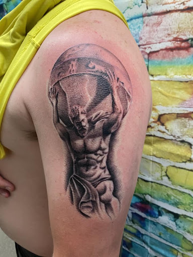 Explore hard times tattoo ideas, creative tattoo ideas in Altoona, available at Horizon Tattoo Studio Inc