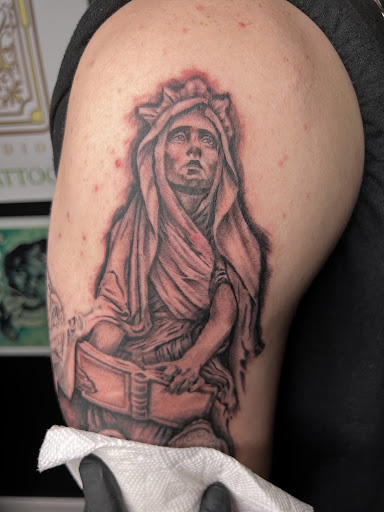 Explore mid arm tattoo ideas, creative tattoo ideas in Jessup, available at Savage Ink Tattoo Studio